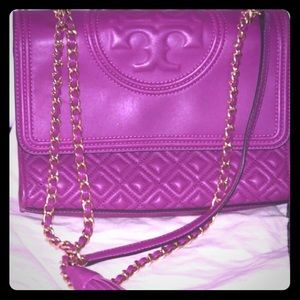 Tori Burch Fleming bag and matching wallet